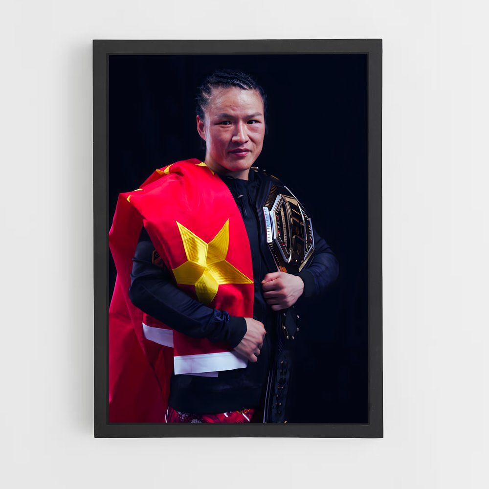 Poster L'Étoile du Héros – affiche MMA (vue 2)